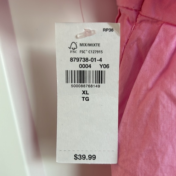 Old Navy BNWT size XL - pink puff sleeve shirt - Picture 5 of 5